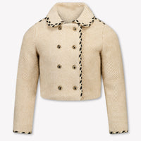 Abel & Lula Girls Blazer in Light Beige