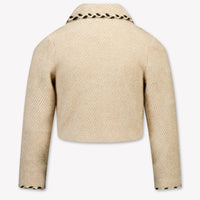 Abel & Lula Girls Blazer in Light Beige