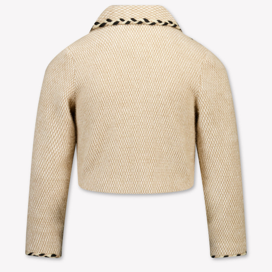 Abel & Lula Girls Blazer in Light Beige