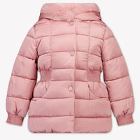 Abel & Lula Kids Girls Jackets In Light Pink