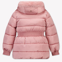 Abel & Lula Kids Girls Jackets In Light Pink