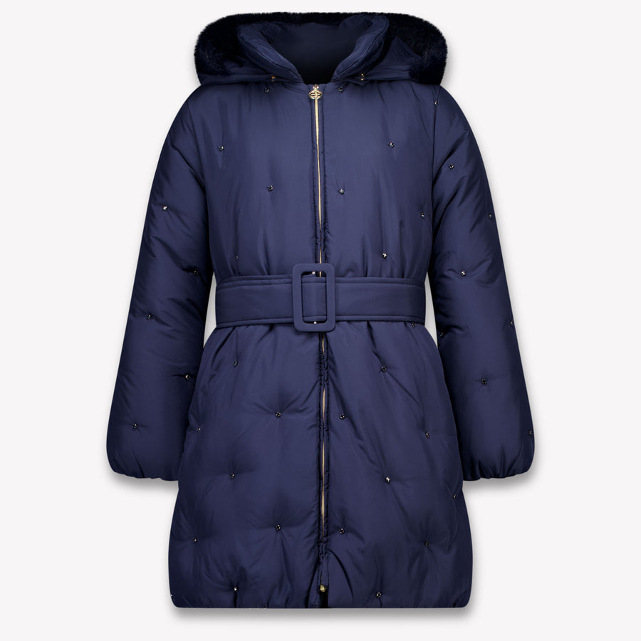 Abel & Lula Kinder Meisjes Winterjas In Navy