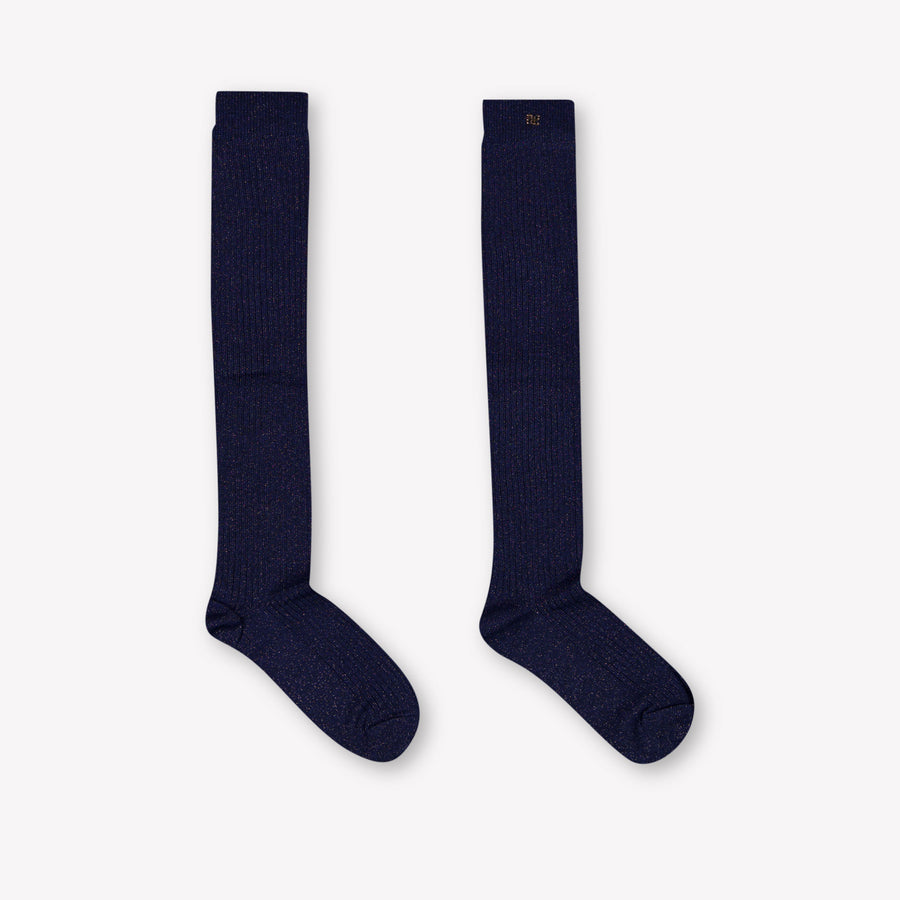 Abel & Lula Kinder Meisjes Sokken In Navy