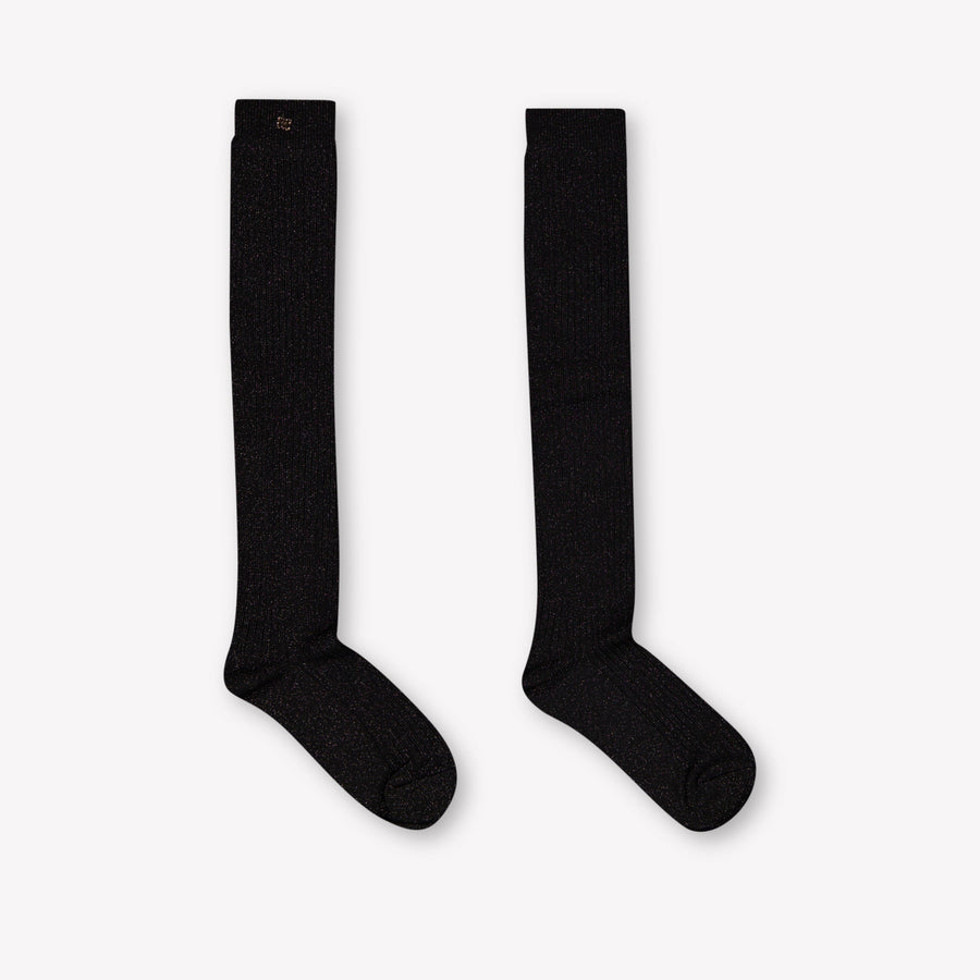 Abel & Lula Girls Sock in Black