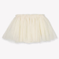 Donsje Amsterdam Rieta Baby Girls Skirt In OffWhite