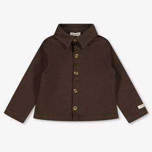 Donsje Amsterdam Touten Baby Jongens Blouse In Bruin