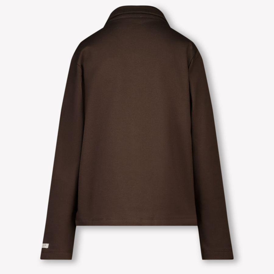 Donsje Amsterdam Kids Boys Blouse In Brown