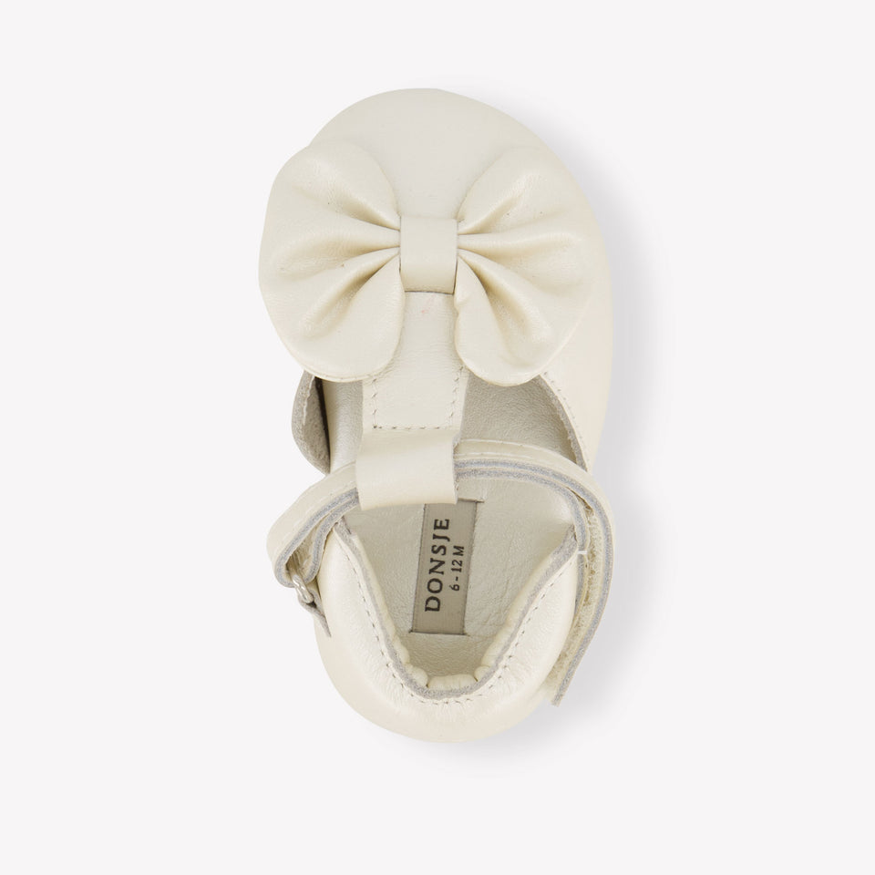 Donsje Amsterdam Baby Girls Shoes In OffWhite