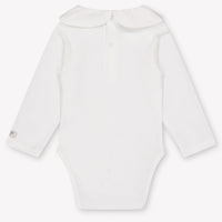 Donsje Amsterdam Davo Baby Meisjes Rompertje In Off White