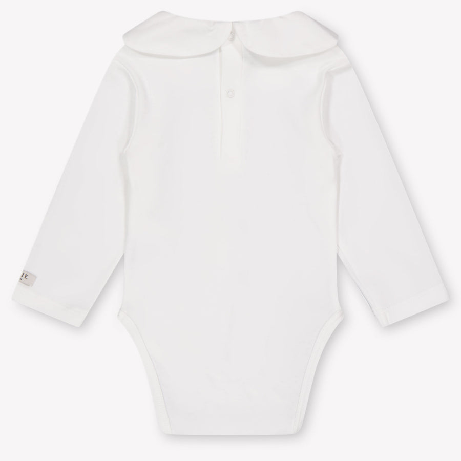 Donsje Amsterdam Davo Baby Meisjes Rompertje In Off White