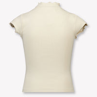 Donsje Amsterdam Aurora Kids Girls T-Shirt In Light Beige