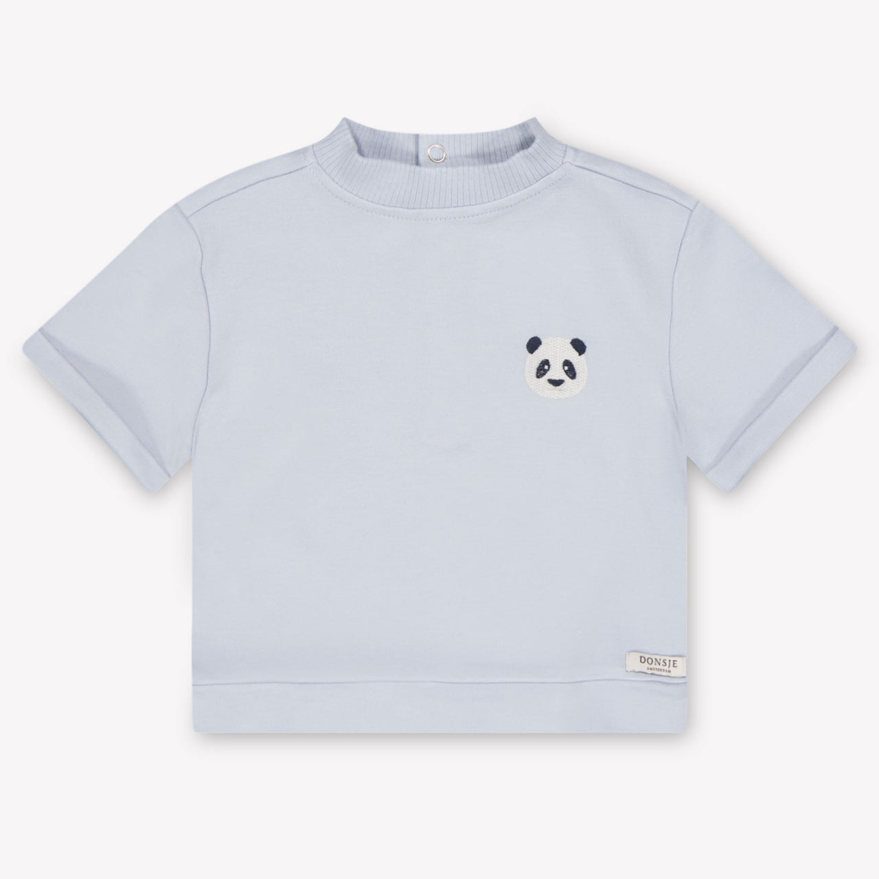 Donsje Amsterdam Jarne Baby Jongens T-Shirt In Licht Blauw