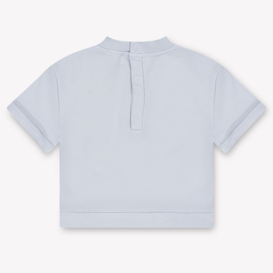Donsje Amsterdam Jarne Baby Jongens T-Shirt In Licht Blauw