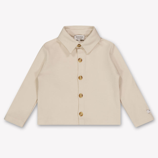 Donsje Amsterdam Touten Baby Jongens Blouse In Licht Beige