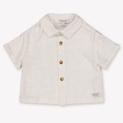 Donsje Amsterdam Brammie Baby Boys Blouse In OffWhite