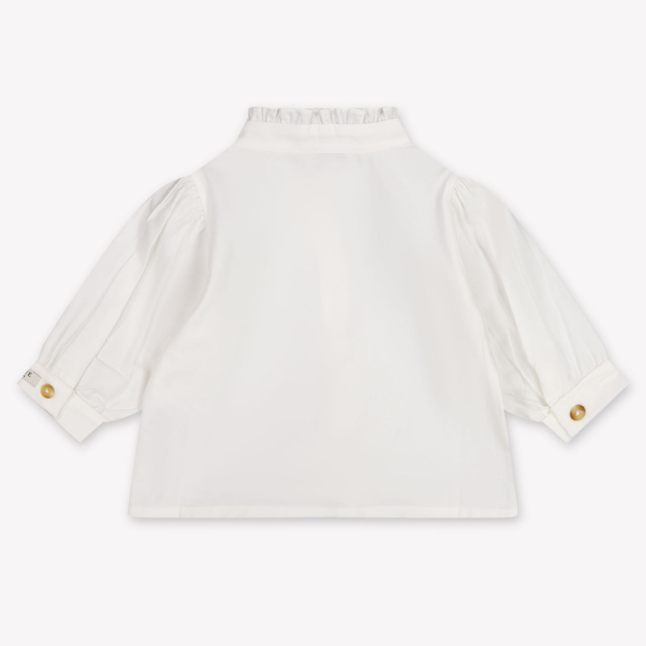 Donsje Amsterdam Fini Baby Girls Blouse In OffWhite