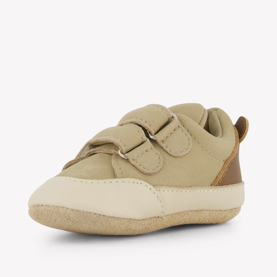 Donsje Amsterdam Baby Jongens Sneakers In Taupe