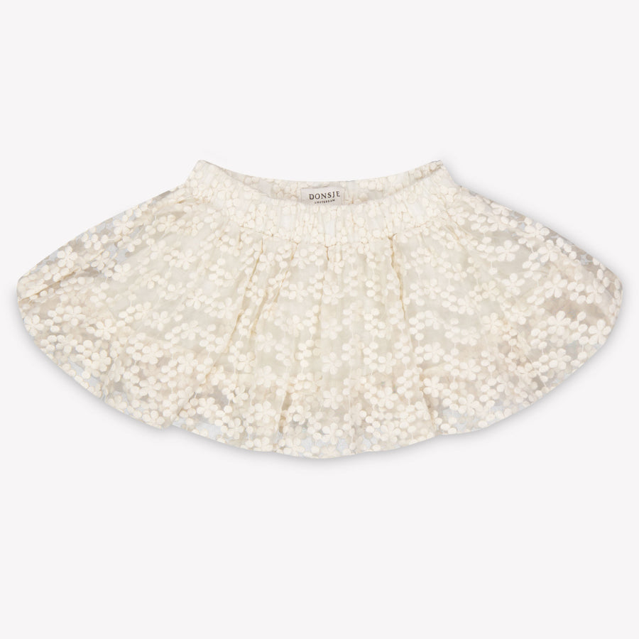 Donsje Amsterdam Justine Baby Meisjes Rokje In Off White