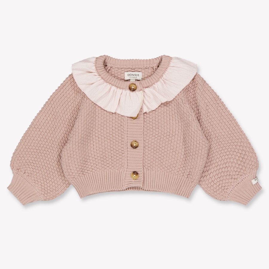 Donsje Amsterdam Veertje Baby Meisjes Vest In Lila