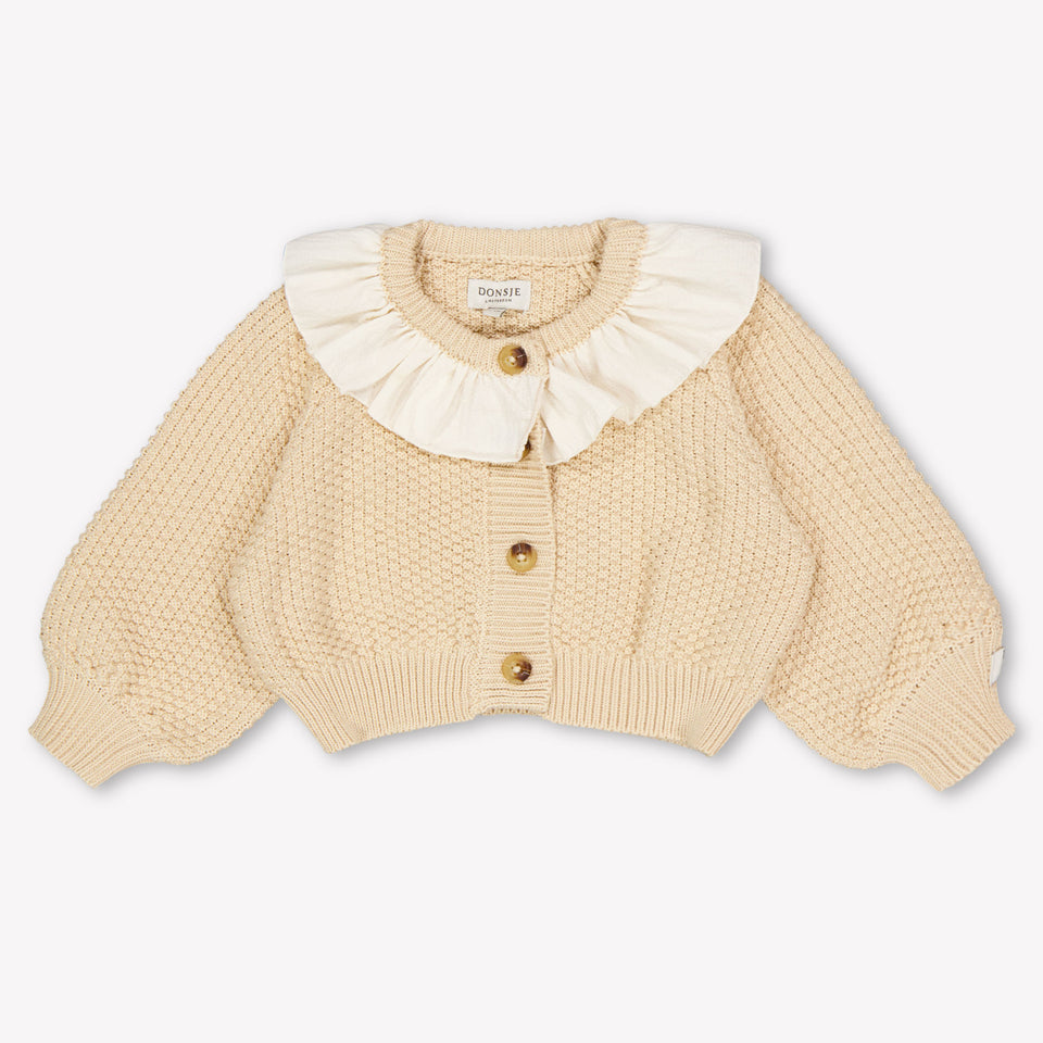 Donsje Amsterdam Veertje Baby Meisjes Vest In Zalm