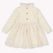 Donsje Amsterdam Louen Baby Meisjes Jurk In Beige