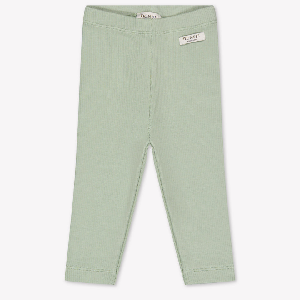 Donsje Amsterdam Baby Boys Leggings In Light Green