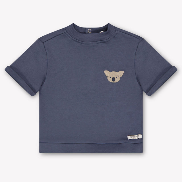 Donsje Amsterdam Jarne Baby Jongens T-Shirt In Navy
