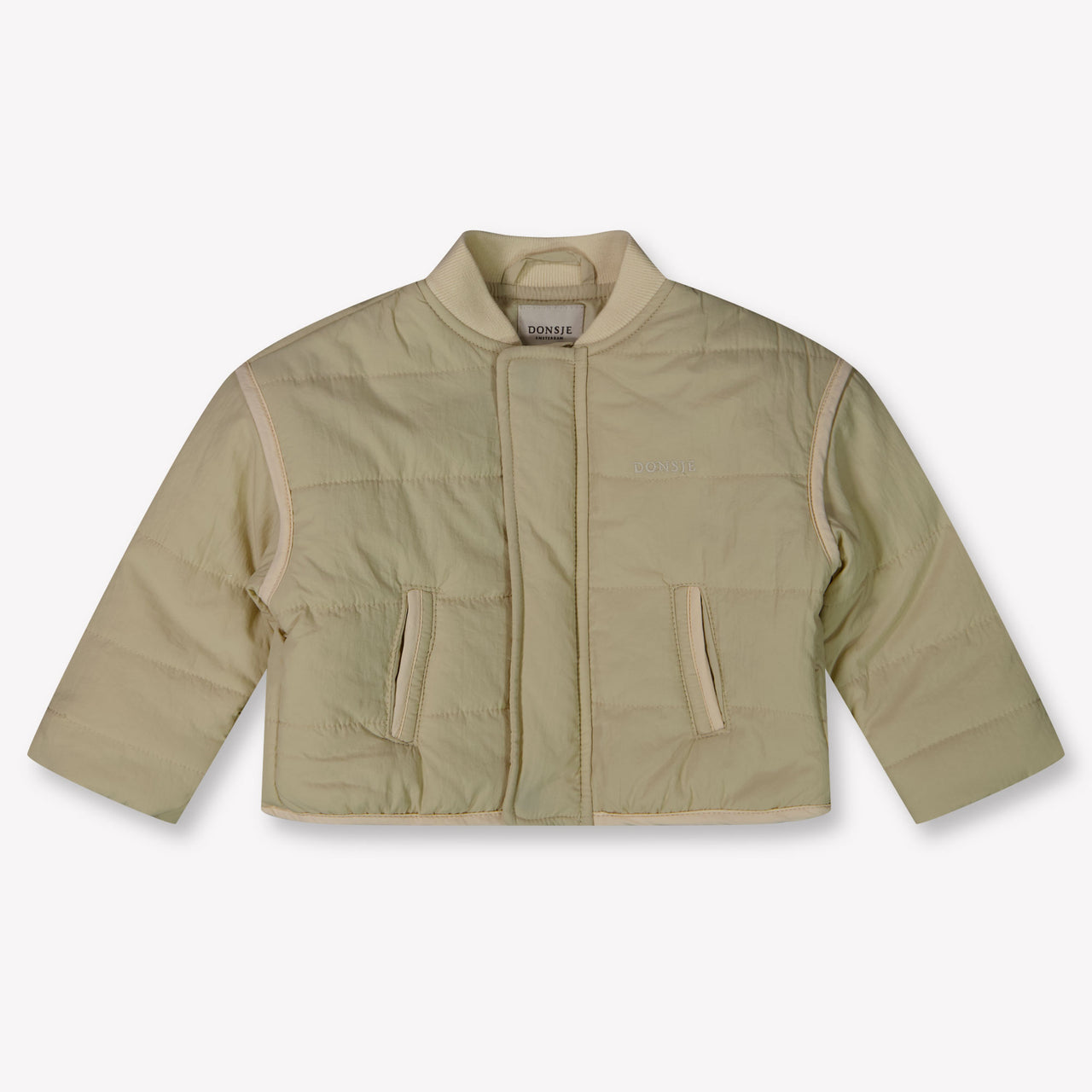 Donsje Amsterdam Flientje Baby Jongens Tussenjas In Licht Beige