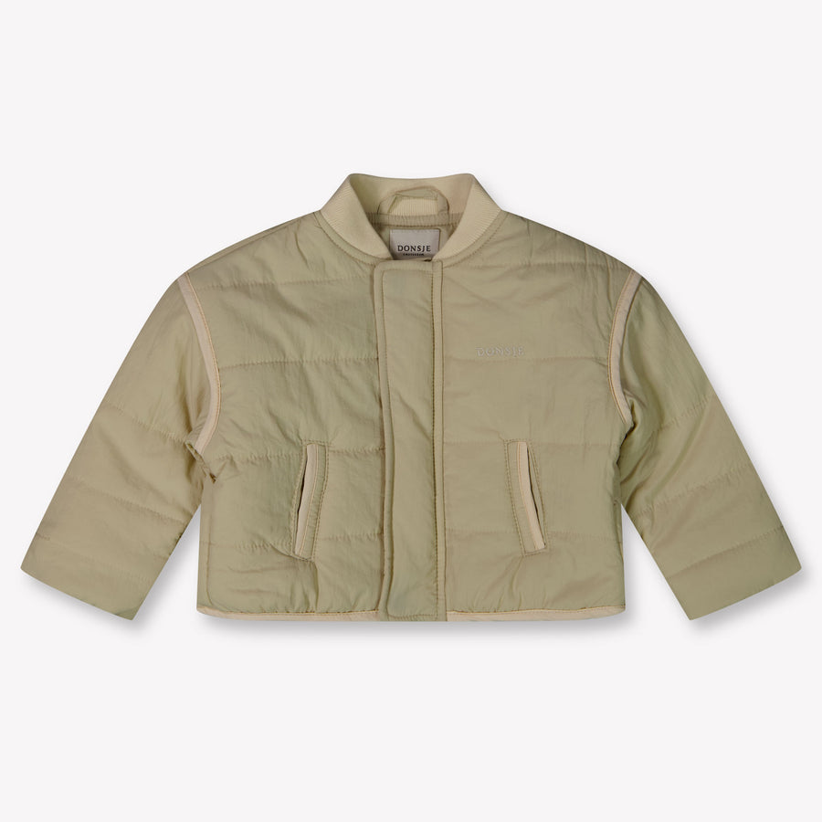 Donsje Amsterdam Flientje Baby Jongens Tussenjas In Licht Beige