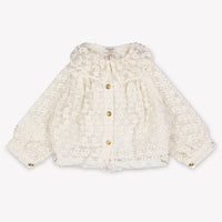 Donsje Amsterdam Mailien Baby Meisjes Blouse In Off White