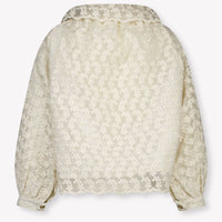 Donsje Amsterdam Mailien Kinder Meisjes Blouse In Off White
