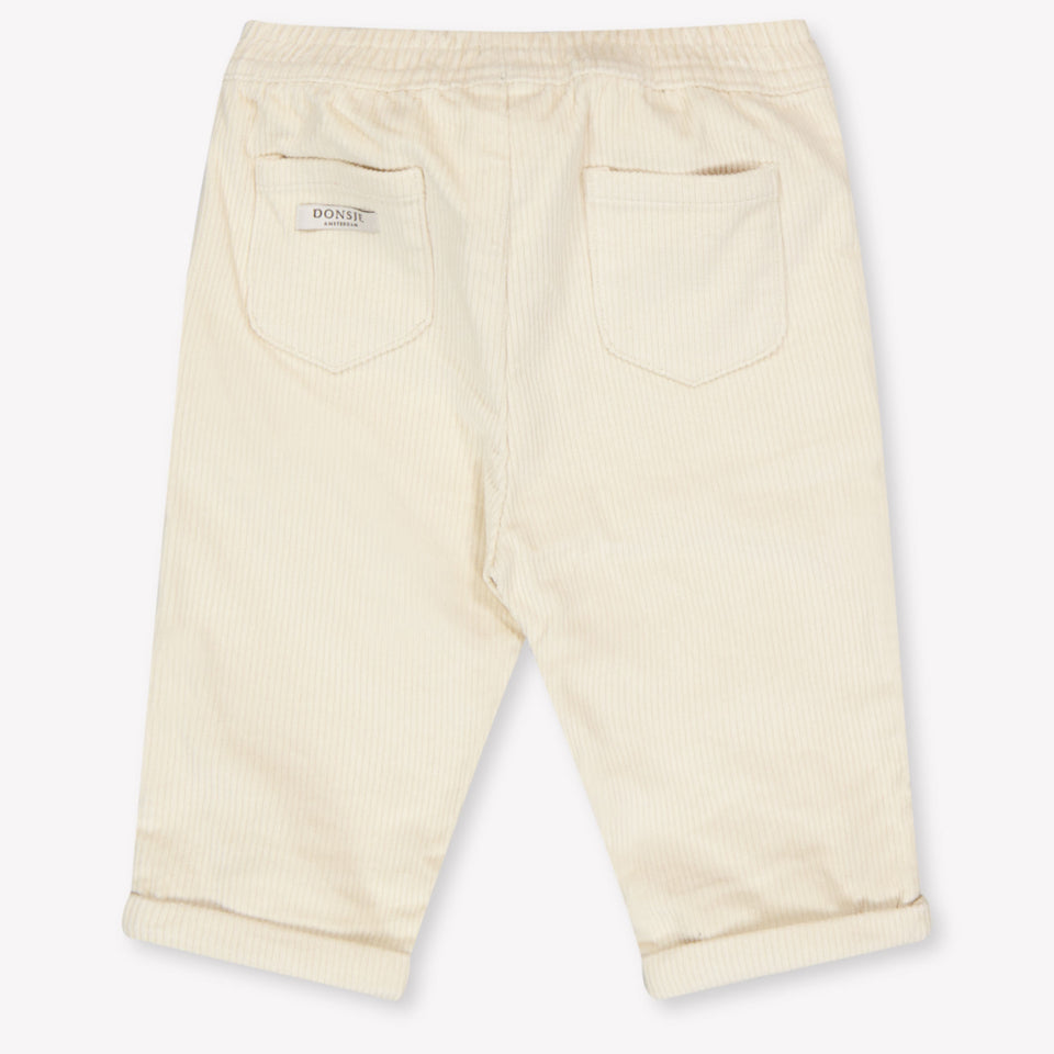 Donsje Amsterdam Olb Baby Boys Pants In Beige