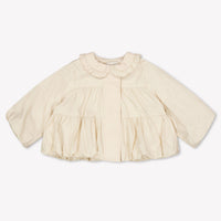 Donsje Amsterdam Sandera Baby Meisjes Zomerjas In Licht Beige