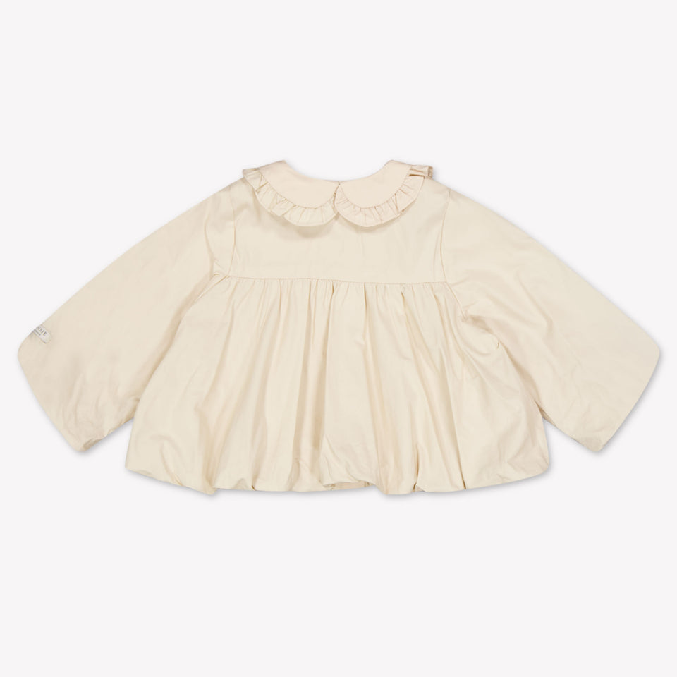 Donsje Amsterdam Sandera Baby Meisjes Zomerjas In Licht Beige