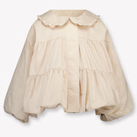 Donsje Amsterdam Sandera Kinder Meisjes Zomerjas In Licht Beige
