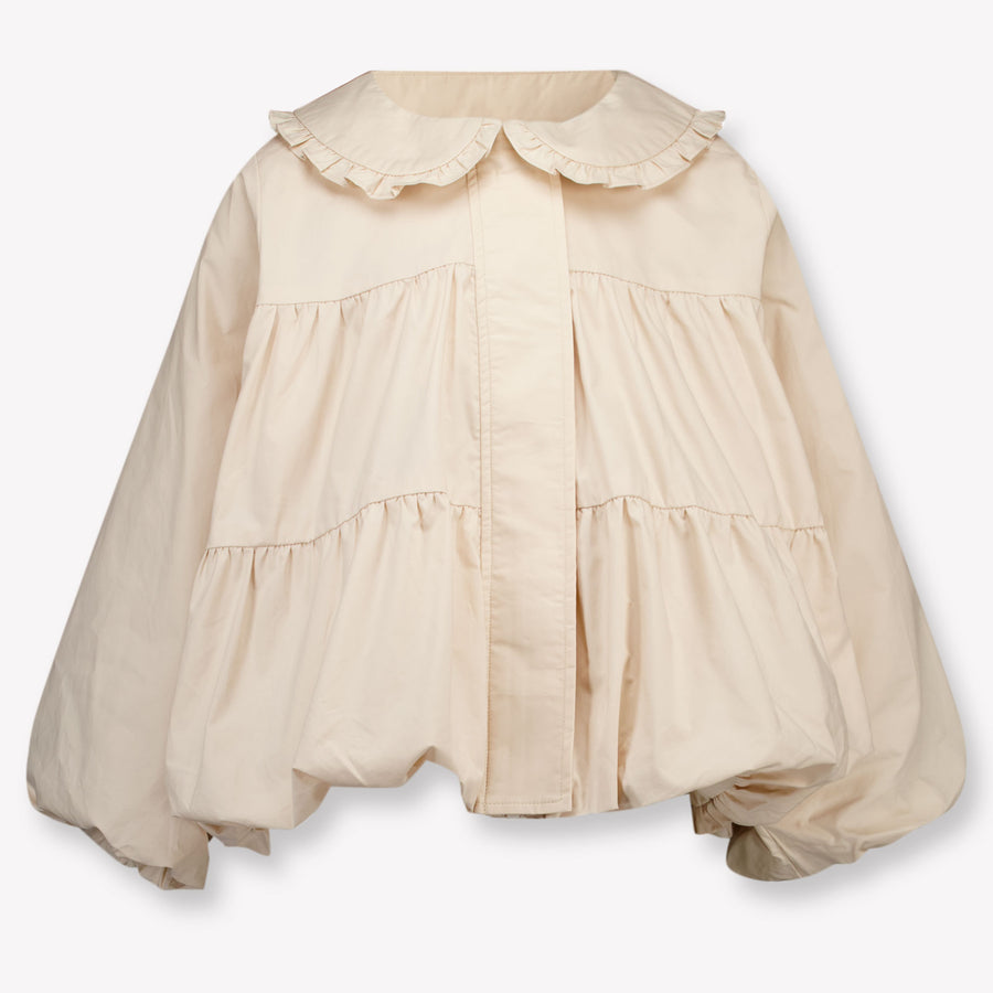 Donsje Amsterdam Sandera Kinder Meisjes Zomerjas In Licht Beige