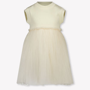 Donsje Amsterdam Xewa Kids Girls Dress In OffWhite