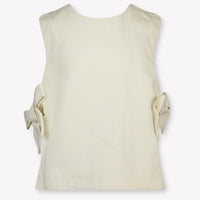 Donsje Amsterdam Veeri Kids Girls T-Shirt In Light Beige