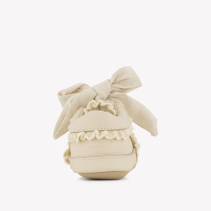 Donsje Amsterdam Loke Baby Meisjes Sneakers in Creme