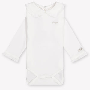Donsje Amsterdam Dovie Baby Meisjes Rompertje In Off White