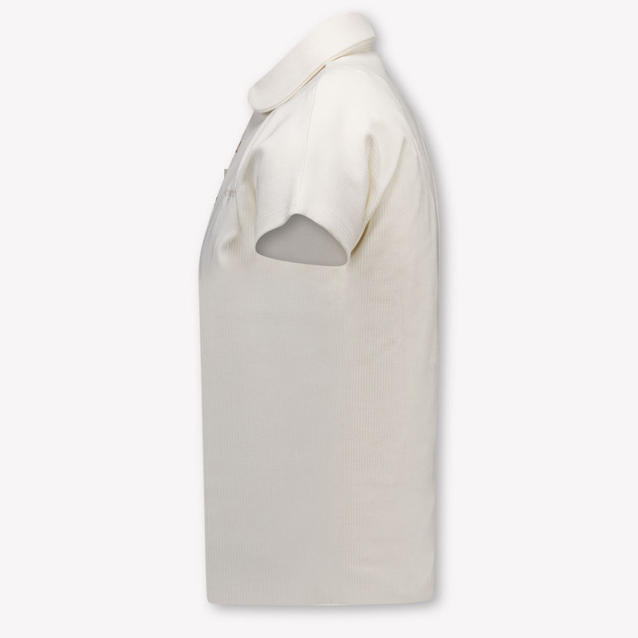 Donsje Amsterdam Ivelle Kinder Meisjes Polo In Off White