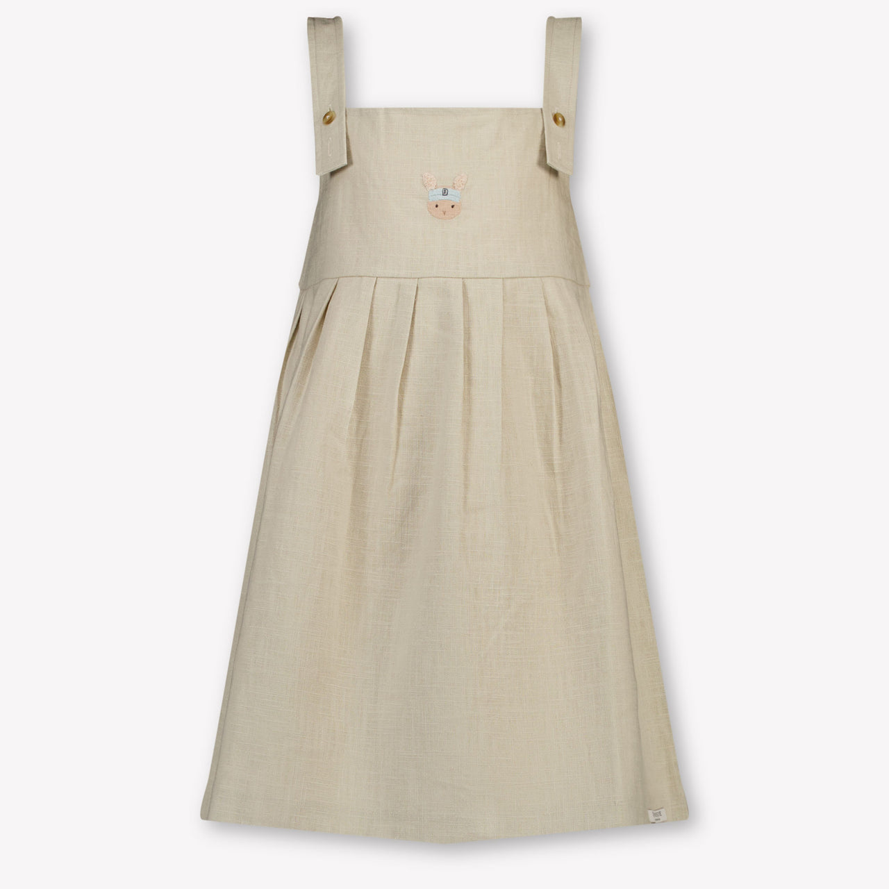 Donsje Amsterdam Harpar Kids Girls Dress In Sand