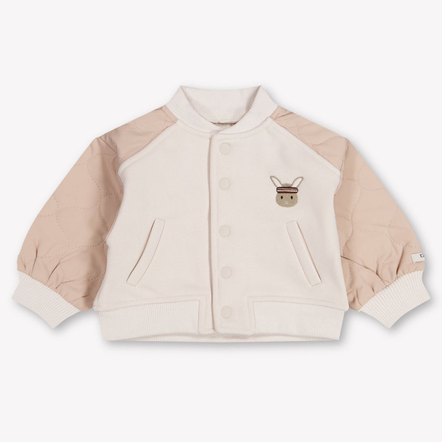 Donsje Amsterdam Noal Baby Girls Cardigan in Light Pink