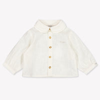Donsje Amsterdam Anuche Baby Girls Blouse In OffWhite