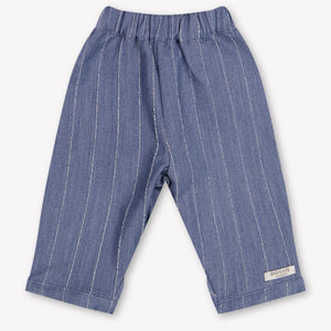 Donsje Amsterdam Mink Baby Boys Pants In Blue