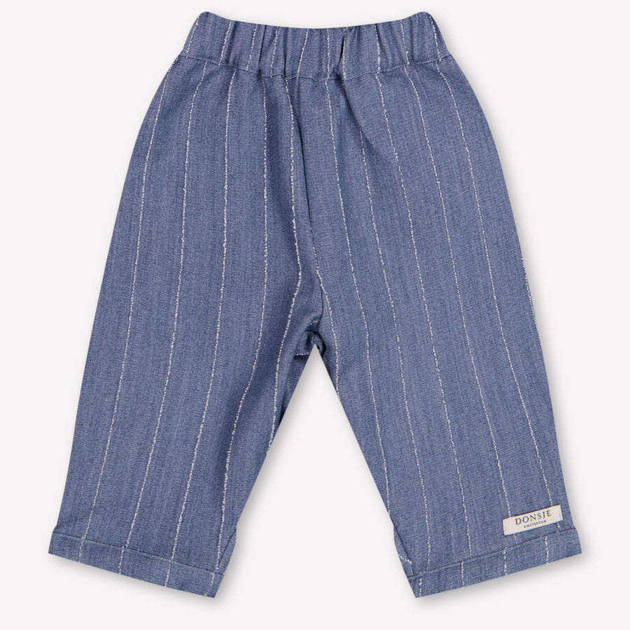 Donsje Amsterdam Mink Baby Boys Pants In Blue