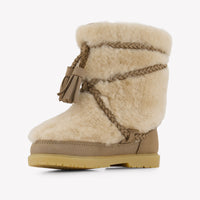 Donsje Amsterdam Girls Boots In Beige