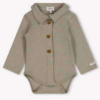 Donsje Amsterdam Finnian Baby Boys Romper In Light Green