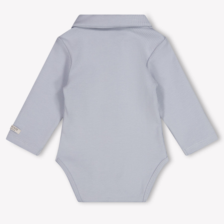 Donsje Amsterdam Finnian Baby Boys Romper In Light Blue