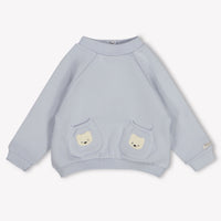 Donsje Amsterdam Foppe Baby Jongens Trui In Licht Blauw